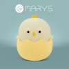 Eco Light MARY'S LED NIGHT LIGHT RGB SLEEPY CHICK