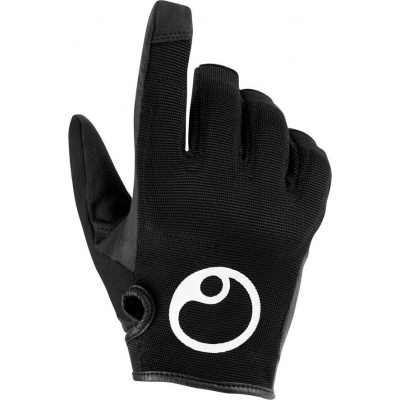 Cyklistické rukavice ERGON HE2 Evo černá Velikost: XL, Barva: černá