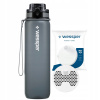 Filtračná fľaša Wessper ActiveMax Tritan 1 l strieborná/sivá