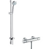 Hansgrohe 27035000 Croma 100 Vario sprchová súprava na stenu s termostatom, tyč 90 cm, chróm