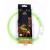 DUVO+ Led Svietiaci obojok dog zelený nylonový 65 cm