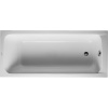 Duravit D-CODE vaňa obdĺžniková 160x70cm akrylát 100l, Biela 700096000000000