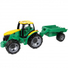 LENA: Veľký traktor s prívesom zeleno/žltý 93 cm