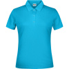 James & Nicholson Polokošile JN 791, krátký rukáv, dámská COT02079144000-turquoise XS Tyrkysová