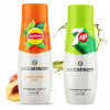 2x Sirup Sodastream Lipton Ice Tea Peach Broskyňa + 7UP Free ZERO Cukru
