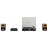 Pro-Ject STEREO SET E PHONO - Minimalistický audio systém s gramofonem, černý + dřevo