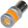 autožárovka led ba15s 9-60v 12w carclever oranžová