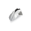 POLIS PLASTIC FRONT FENDER, WHT/WHT