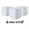 ASUS ZenWiFi XD4 Plus 3-pack white Wireless AX1800 Dual-band Mesh WiFi 6 System (90IG07M0-MO3C40)
