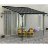 Rojaplast BRUCE F pergola - ŠEDÝ polykarbonát B436/1
