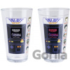 CurePink Proměňovací sklenice Stranger Things Arcade Palace PP10172ST 450 ml