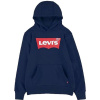 Detská mikina s kapucňou S KNIT TOP Levi's LVB-BATWING SCREENPRINT HOODIE Námornícka modrá