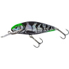 Salmo Wobler Perch Floating Deep Runner 8cm Holo Dark Green Head