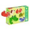 DJECO Puzzle Zvieratká 10x2 dieliky