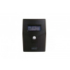 DIGITUS Line-Interaktívny LCD BASIC UPS, 600VA/360W, 1x12V/7Ah, AVR, 2x Schuko CEE 7/3 (DN-170063-LCD-B)