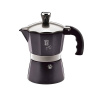Kávovar na espresso pre 3 osoby Berlingerhaus Metallic Line Carbon Pro Edition BH-7214