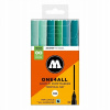 Akrylové Popisovače Molotow - One4All 127HS Tropical Set Sada tyrkysová 6ks