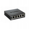 D-Link DGS-105GL Kovový 5-portový Gigabit stolný switch (DGS-105GL/E)