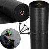 Agrotextília - Agrotextília proti burine agrotextília 70g čierna 0,8x100m UV rohož + kotvy (Agrotand Antichwastowa Agrotextile 70g čierny 0,8x100m UV Mat + kotvy)