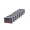 Batérie pre UPS (8x CSB HR1234W F2)