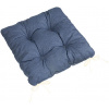 BELLATEX Sedák Adela 41/226 prešívaný 40 × 40 cm, denim