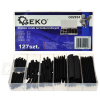 Sada čiernych termosťahovacích trubkových izolácii, 127-dielna sada, GEKO