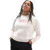 dámska mikina VANS FLYING V FT BOXY CREW Oatmeal Heather/Mesa Rose S