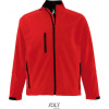SOL´S RELAX / Pánska 3-vrstvová softshellová bunda - pepper red XXXL