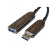 PremiumCord USB3.0 + 2.0 prodlužovací optický AOC kabel A/Male - A/Female 10m (ku3fiber10)