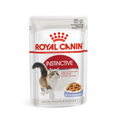 ROYAL CANIN Instinctive 12x85g v želé mokré krmivo pre dospelé a vyberavé mačky