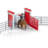 Schleich Kovboj na býkovi v ohrade 41419 4005086414198