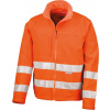RESULT R 117X / Unisex reflexná softshellová bunda - fluorescent orange XL