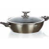 BANQUET Panvica Paella s nepriľnavým povrchom METALLIC PLATINUM 28 x 7,8 cm