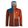 Pánska nepremokavá bunda Ortovox Ortler Jacket Clay Orange