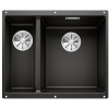 Blanco Subline 340/160-U granitový drez 55.5x46 cm čierna 525986