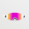 Snowboardové okuliare Volcom Garden Matte White/Pink Chrome s UV ochranou Pink (VG0122101) Jedna velikost