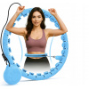 Hula hop s výstupkami JLoibao 132 cm, modrý