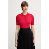 Polo tričko Tommy Hilfiger WW0WW45511 červená XS