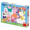 Dino ToysPrasátko Peppa 3 x 55 dielov