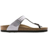 BIRKENSTOCK Sandále Gizeh BS Strieborná