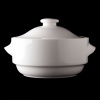 Polievková misa porcelán 2,6 l biela s vekom *dopredaj (G.Benedikt porcelán)