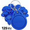 Sada bezkontaktných kľúčeniek RFID 125 kHz Unique MIA EMB1 Blue 100 s