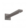 Hansgrohe Príslušenstvo Sprchové rameno 39 cm, kefovaný čierny chróm 27694340-HG
