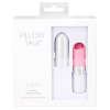 PILLOW TALK Luxusní minivibrátor ve tvaru rtěnky - růžový