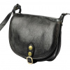 Dámska kožená kabelka Florence 8863 MN čierna 25,5 x 22 x 10 cm