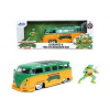 Jada Toys Teenage Mutant Ninja Turtles Kov. Model 1/24 1962 VW Bus Leonardo