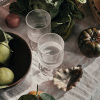 ferm LIVING Ripple pohár na víno, číry, 270 ml, sklo, sada 2 ks - 100488211