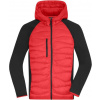 DAIBER JN 1330 / Pánska hybridná bunda - red/black XXL