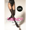 Dámske pančuchy GATTA Trendy Girl-Up 47 (20/60 DEN) 4-L, Nero