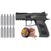 Chybná pištoľ ASG CZ 75 P-07 Duta 16728 4,5 mm (Stánok na zbrane Długa / 4warová puška ASG)